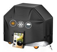 Aoretic BBQ Cover Waterproof,barbecue covers,210D Gas Grill Cover,Spun Polyester Barbeque Cover Waterproof Outdoor for Weber,Char Broil,Brinkmann,Outback Barbecues dustproof&UV,145x58x108cm
