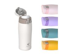 AORIN 18/8 Stainless Steel Water Bottle, 350ml Vacuum Insulated Metal Bottle, Leakproof Drinks Bottle, BPA Free, Hot & Cold Compatible, Portable Flask for Gym, Sport, Daily