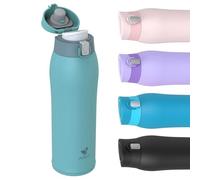 AORIN 18/8 Stainless Steel Water Bottle, 750ml Vacuum Insulated Metal Bottle, Leakproof Drinks Bottle, BPA Free, Hot & Cold Compatible, Portable Flask for Gym, Sport, Daily