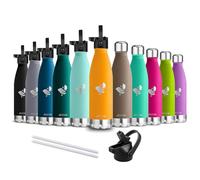 AORIN Vacuum Insulated Stainless Steel Water Bottle - 500ml - 24 hrs Cooling & 12 hrs Keep Warm - BPA Free - Mental Water Bottle for Work, Gym, Travel, Sports