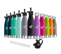 AORIN Vacuum Insulated Stainless Steel Water Bottle - 500ml - 24 hrs Cooling & 12 hrs Keep Warm - BPA Free - Mental Water Bottle for Work, Gym, Travel, Sports