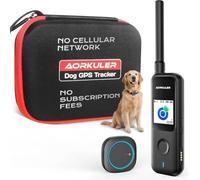 Aorkuler Outdoor GPS Dog Tracker for No-Signal Areas - Outdoor Pet Locator Finder Tracker, Real-Time Tracking for Hiking/Walking/Camping, Works in Remote Wilderness/Farms/Large Parks (Tracker 2)