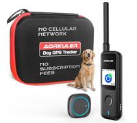 Aorkuler Outdoor GPS Dog Tracker for No-Signal Areas - Outdoor Pet Locator Finder Tracker, Real-Time Tracking for Hiking/Walking/Camping, Works in Remote Wilderness/Farms/Large Parks (Tracker 2)