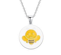 AOROCO Necklace for Women- Unicorn Butterfly Sloth Rabbit Flamingo Panda Dolphin Bee Elephant Giraffe Turtle Angel Koala Bee Necklace Jewelry Gifts, Stainless Steel, No Gemstone