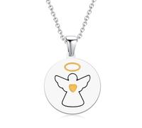 AOROCO Necklace for Women- Unicorn Butterfly Sloth Rabbit Flamingo Panda Dolphin Bee Elephant Giraffe Turtle Angel Koala Bee Necklace Jewelry Gifts, Stainless Steel, No Gemstone