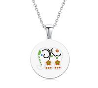 AOROCO Necklace for Women- Unicorn Butterfly Sloth Rabbit Flamingo Panda Dolphin Bee Elephant Giraffe Turtle Angel Koala Bee Necklace Jewelry Gifts, Stainless Steel, No Gemstone