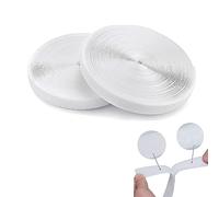 aortha Hook and Loop Strap - Premium White Sew On Non-Adhesive 20mm Width 25m per Rolls. Solutions in Crafts, Apparel, and Industrial Applications with Durable and Reliable Hook and Loop Tape Design