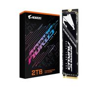 AORUS Gen4 7300 SSD 2TB (without heat diffuser) PCIe 4.0 NVMe M.2 internal SSD with read speed up to 7300MB/s, write speed up to 6850MB/s, AG4732TB N