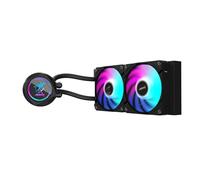 AORUS WATERFORCE II 240 Liquid CPU Cooler, 240mm Radiator with 2X 120mm Low Noise ARGB Fans, Compatible with Intel LGA1851, LGA1700, and AMD AM5 (GP-AORUS WATERFORCE II 240)