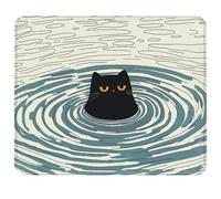 Aoryalps Small Mouse Pad with Stitched Edges and Non-Slip Rubber Base, Premium-Textured Mouse Pad for Laptop, Computer & PC, Gaming & Working, Waterproof Mousepad