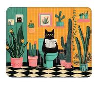 Aoryalps Small Mouse Pad with Stitched Edges and Non-Slip Rubber Base, Premium-Textured Mouse Pad for Laptop, Computer & PC, Gaming & Working, Waterproof Mousepad