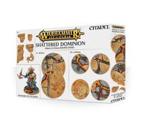 Games Workshop 99120299034 "Age of Sigmar Shattered Dominion Round Bases Action Figure, 40/65 mm