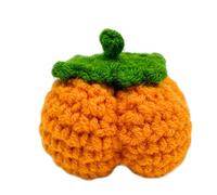 AOSAIXIS 7Pcs Lovely Knitted Fruit Pendant Hanging Decoration Carkey Charms Crochet Craft for Mobile Phones and Backpack Decors Hanging Charm