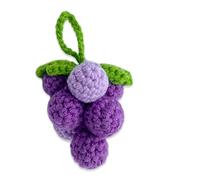 AOSAIXIS 7Pcs Lovely Knitted Fruit Pendant Hanging Decoration Carkey Charms Crochet Craft for Mobile Phones and Backpack Decors Hanging Charm
