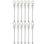 AOSAIXIS Creative Elegant Jewelry With 12 Silver Metal Long Rods Charm Accessory For Necklaces And Earrings Stylish Outfits