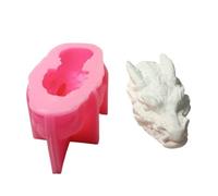 AOSAIXIS Dragon Head Silicone Molds For Epoxy Resin Soap Chocolate Fondant Silicone Mold Cement Clay Silicone Molds