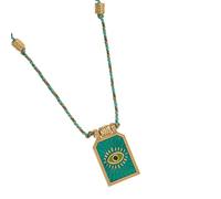 AOSAIXIS Elegant Necklace With Retro Tarot Card Pendant Mystical Tarot Card Pendant Necklace Unique Sweater Chain For Women