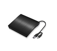 AOSAIXIS High Execution External Operate,Supporting Multiple Disc Layouts,External CD Drive for Laptop, USB 3.0 and Type-C CD Rom External Drive for PC, External Optical Drive,USB3.0 Writer