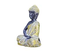 AOSAIXIS Meditating Golden Buddhas Sculpture Resins Statue Buddhist Figurine Spiritual Decors Home And Office Desktop Ornament Meditations Buddhas Figurine
