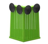 AOSAIXIS Suction Cup Reptiles Feeder ABS Corner Feeding Dish For Bearded Dragons Lizards Terrariums Feeding Station Suction Cup Reptiles Bowl