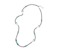 AOSAIXIS Vintage Western Cowboy Styles Necklace Featuring Imitation Turquoise Bulled Head Designs For Fashion Enthusiasts