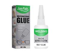 Aosbset 30/50g Universal Super Glue, Welding Oily Glue Waterproof Glue Super Strong Plastic Glue Universal Strong Plastic Glue For Resin Ceramic Metal Glass