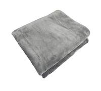 AOSEE Electric Car Blanket,Heated 12 Volt Fleece Constant Temperature Anti-Overheat Travel Heating Blanket for Car and RV-Great for Cold Weather,Tailgating, and Emergency Kits (Grey)