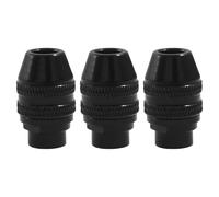 Aoserge 3pcs Keyless Chuck - 1/32 inch to 1/8 inch Replacement 4486 Keyless Bit Chuck Shank Rotary Tool Adapter, Durable Metal, Compatible with Dremel Rotary Tools