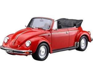 Aoshima 1/24 No.75 Volkswagen 15ADK BEETLE 1303S Cabriolet 1975 model kit Japan