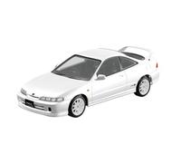Aoshima Bunka Kyozai (Aoshima) Raku Plastic Snap Kit No. 22-CW Honda DC2 Integra Type R (Championship White) 1/32 Scale Color-Coded Plastic Model