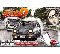 Aoshima Initial D: Takumi Fujiwara’s AE86 Toyota Trueno V37 1:24 Scale Model Kit