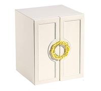 AOSIFIEL Large Jewellery Box - Organiser with Trinket Storage for Women - Stylish Leather Jewellery Case