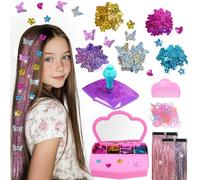 AOSITE Hair Gem Stamper Girl Gifts, Reusable Bedazzler Kit for Hair