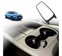 AOSK for Mustang Mach e Center Console Trim Sticker Cover Compatible with 2021-2023 Mustang Mach-E (Matt Carbon Fiber)