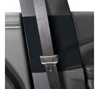 AOSKonology for Mach E Accessories Seat Belt Pillar Protector Edge Guard Set of 2 Leather Bumper Sticker Anti-Collision Protect Compatible with 2021-2024 Mustang Mach-E Accessories (v2)