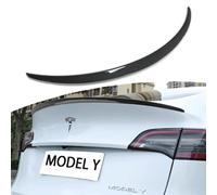AOSKonology for Tesla Model Y Spoiler Wings OEM Style ABS Carbon Fiber Pattern for 2020-2023 Tesla Model Y Rear Trunk Spoiler Lip Tail Wing Rear Trunk Lid（OEM Model Y,Carbon Fiber）