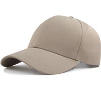 AOSMI XXL,3XL Oversized Big Head Hats Men’s Large Structured Baseball Cap Fit for Size 7 1/2, 7 5/8, 7 3/4, 7 7/8, 8, 8 1/8, 01 Khaki, X-Large-3X-Large