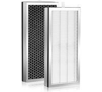 Aosnom 2PK 3-in-1 Filter Compatible with Medify MA-40 MA-40B and MA-40W Air Purifier, For Part #ME-40, H13 HEPA & Activated Carbon