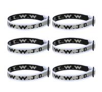 Aospkle 6PCS WWJD Bracelet for Women Men, Christian Gifts Wristbands, WWJD Rubber Bracelets - What Would Jesus Do Bracelet, One Size, Silicone, no gemstone