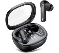 AOSRAU AI Language Translation Earbuds, 3-in-1 Real Time Translator Earbuds Bluetooth 5.4 with 135 Real Time Languages, 45H AI Headphones with ENC Mic and APP, 4 Translation Modes Ear Buds, Black