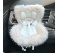 Aosrioylt Car Seat for Labubu Doll, Labubu Car Seat for Car Decorations, Doll Car Seat with Soft Furry Cushion, Have a Seat Labubu, Baby Doll Car Seat(C)