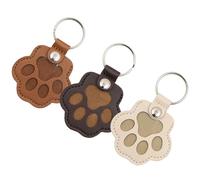 Aosrioylt Dog Hair Keychain, Pet Memorial Gifts for Cat Dog, Pet Fur Keepsake Keychain, Pet Hair Storage Keychain, Dog Hair Collector Keychain, Pet Paw Shaped Keyring, Dog Fur Memory Charm(3pcs-b)