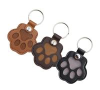 Aosrioylt Dog Hair Keychain, Pet Memorial Gifts for Cat Dog, Pet Fur Keepsake Keychain, Pet Hair Storage Keychain, Dog Hair Collector Keychain, Pet Paw Shaped Keyring, Dog Fur Memory Charm(3pcs-a)