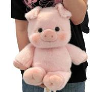 Aosrioylt Pig Stuffed Animal 17.7'', Balanced Pig Plush Toys, Walking Piggy Hugging Pillow, Giant Soft Cute Fluffy Plushie Pigs, Christmas and Birthday Gift for Girlfriend, Kids, Friends