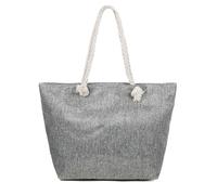 AOSSTA Extra Extra Large Sizse Canvas Flower Stripe Print Beach Bag for Women with Zipper Shopping Carrier Tote Bag, Check The Size (Grey)