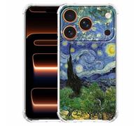 AOSSXIN Van Gogh Paintings Case for iPhone 17 Pro Max,Famous Artworks Collage,Trendy Soft TPU Bumper Phone Cover,ip17Promax