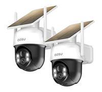 AOSU 2K/3MP WiFi Security Camera Outdoor Wireless, Solar Outdoor Camera, Home Surveillance with Panoramic PTZ, Automatic Tracking, Colour Night
