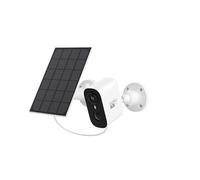 aosu 3K 5MP Solar Outdoor Wall Light with Camera, Surveillance Camera Outdoor Battery with Upgrade Flexible Solar Panel, AI Detection Person/Animal/Fence Detection PIR Wireless WLAN 2-Way Audio