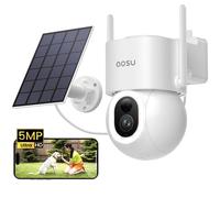 AOSU 3K 5MP Wireless Outdoor Security Camera Solar PTZ AI Night Vision 2-Way