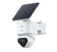 aosu 4K Wireless Outdoor Security Camera, 8MP Solar Powered CCTV System, TrueColor Colour Night Vision, Triple Detection (PIR+Radar+AI), 360° Auto Tracking, Siren & Floodlight Alaaosu 4K Wireless Ourm